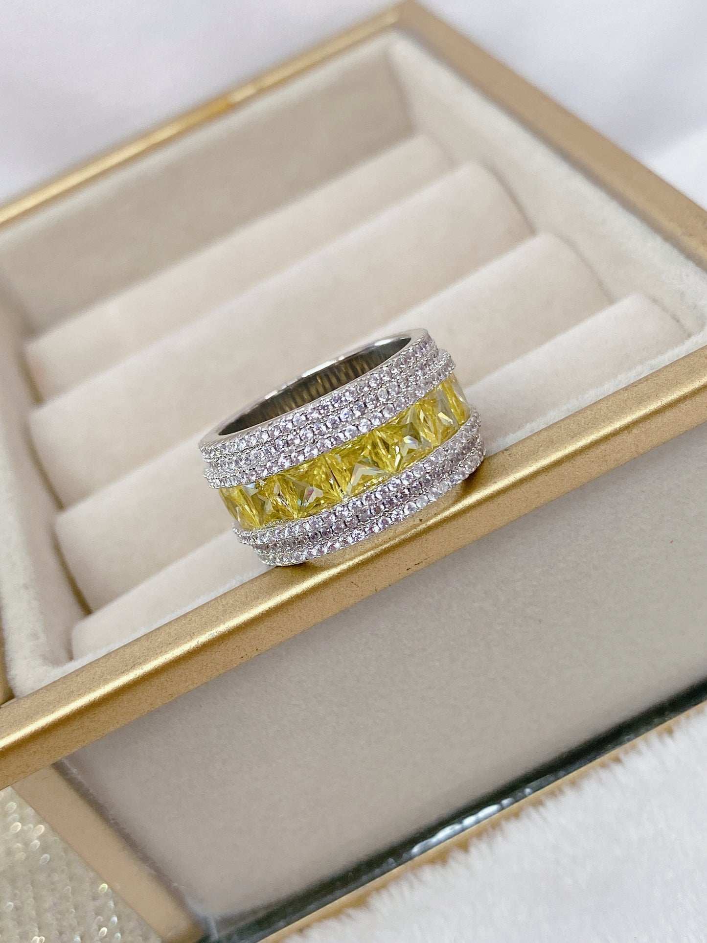 Anillo Chapa de Oro TALLA #7 ACO1214-7