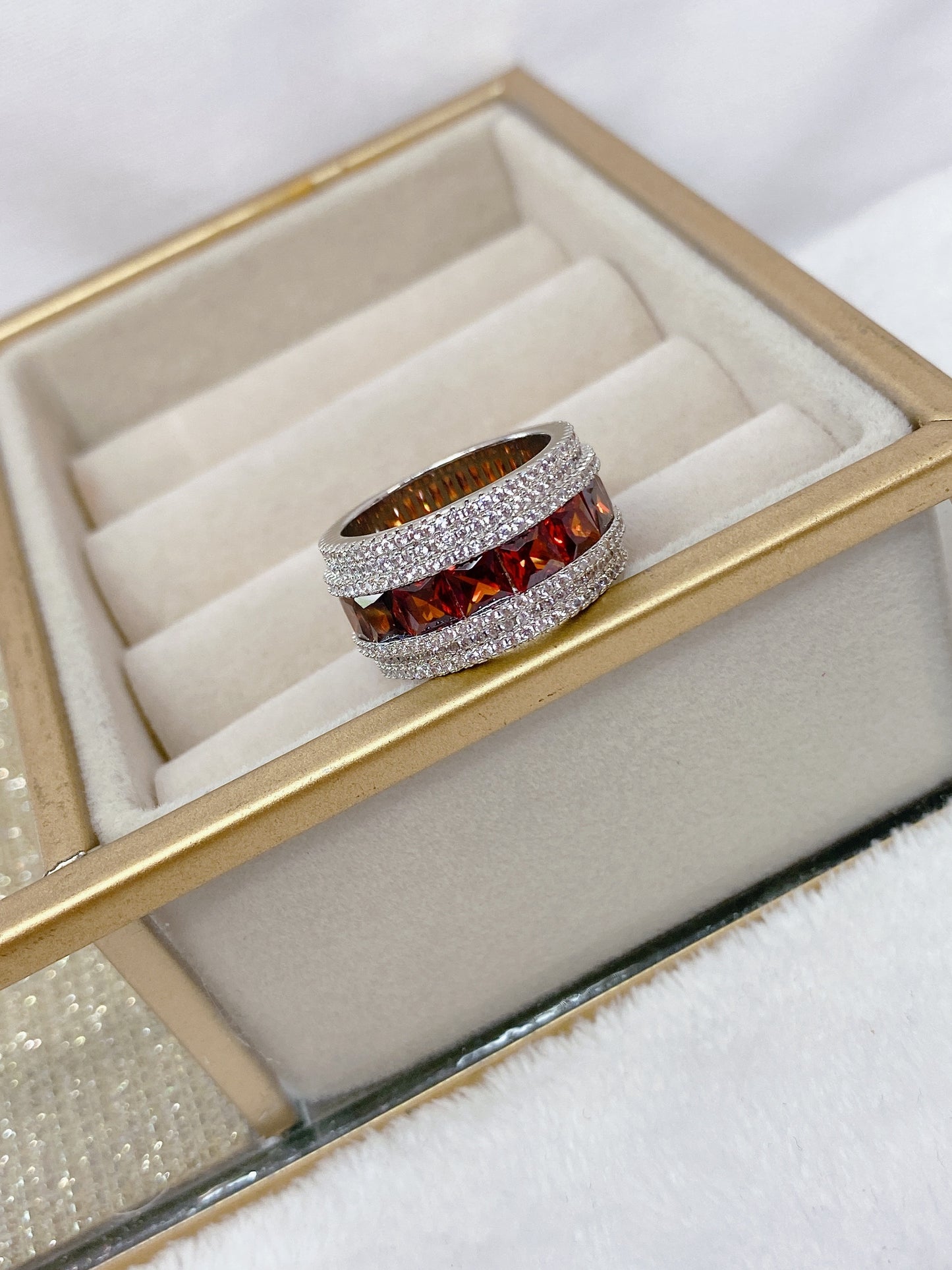 Anillo Chapa de Oro TALLA #7 ACO1215-7