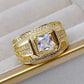 Anillo de Chapa de Oro ACO806-7 TALLA #7