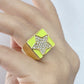 Anillo Chapa de Oro Ajustable ACO825-2