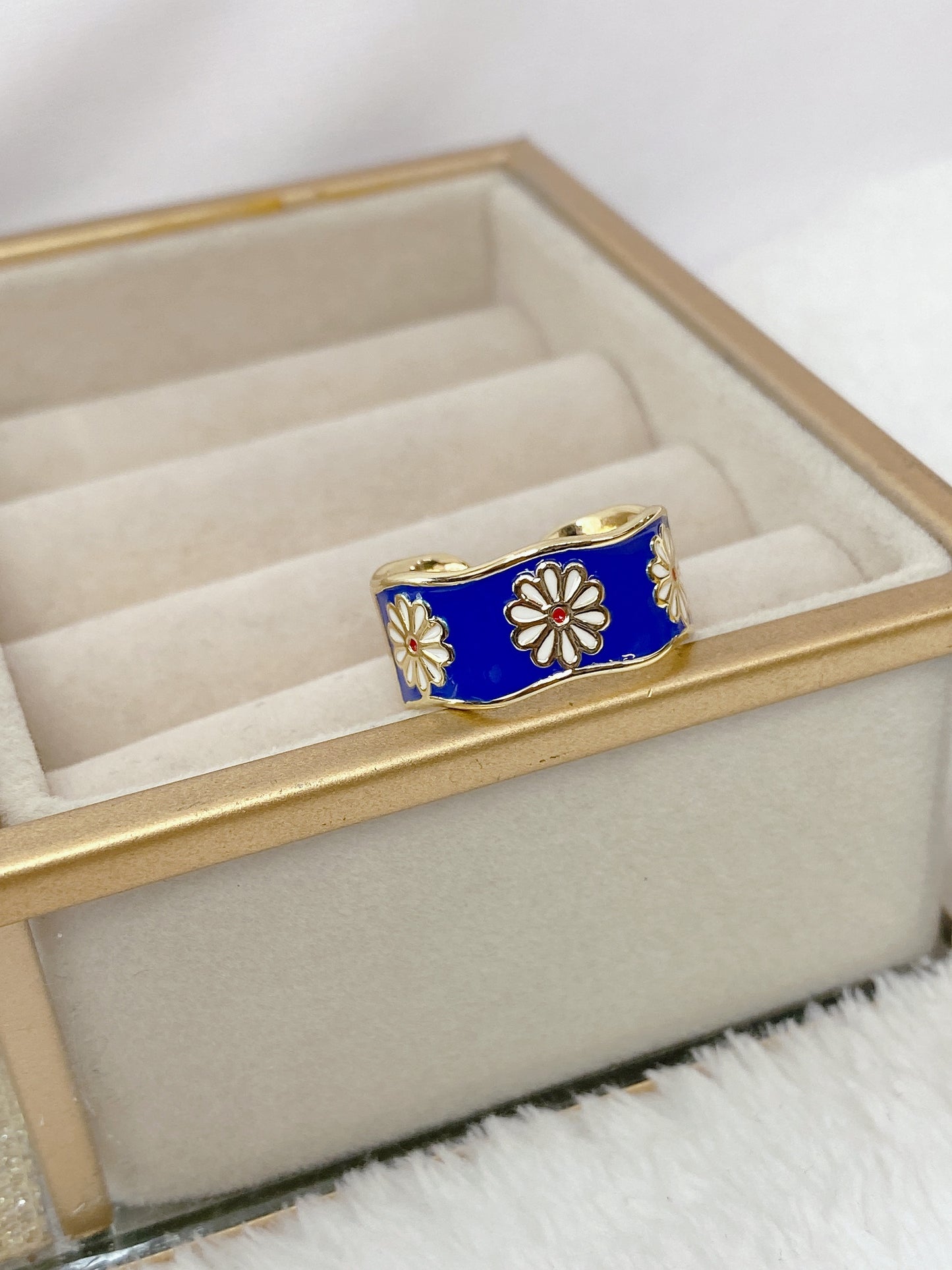 Anillo Chapa de Oro Ajustable ACO1209-1