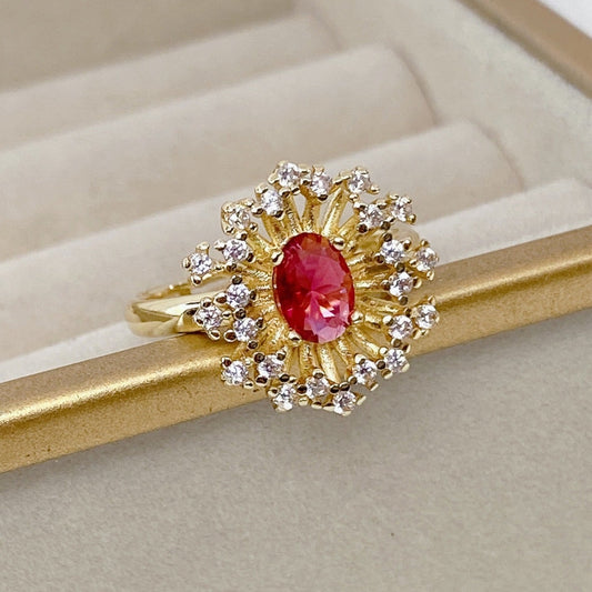 Anillo Chapa de Oro Ajustable ACO886-2