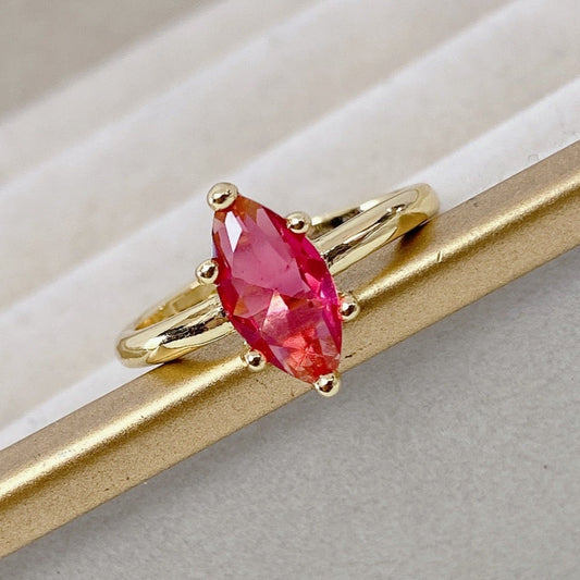 Anillo Chapa de Oro Ajustable ACO919-3