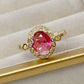 Anillo Chapa de Oro Ajustable ACO931-3