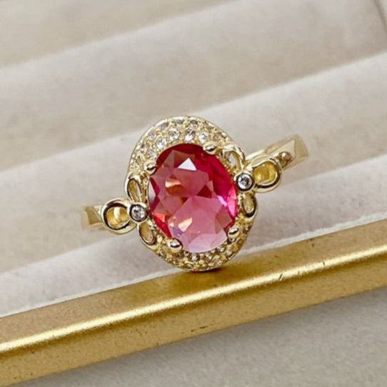 Anillo Chapa de Oro Ajustable ACO931-3