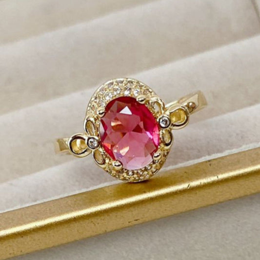 Anillo Chapa de Oro Ajustable ACO931-3