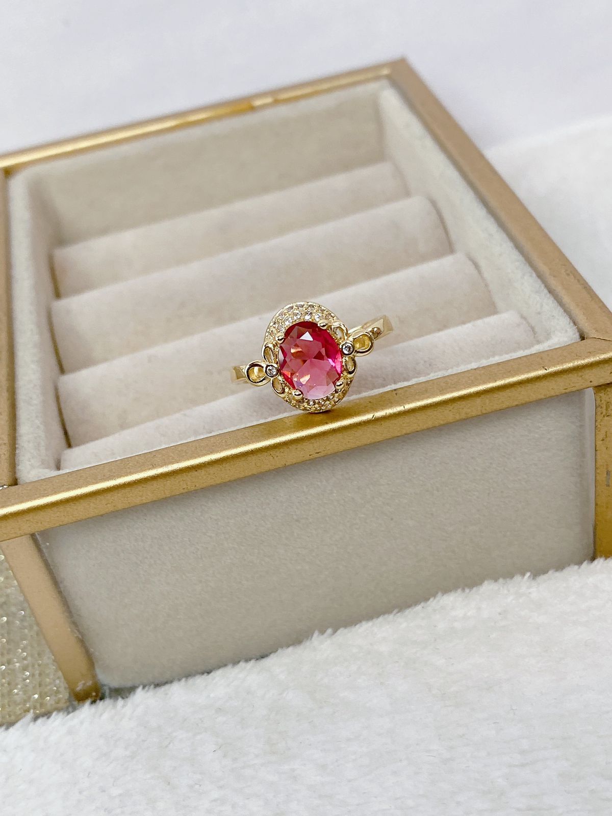 Anillo Chapa de Oro Ajustable ACO931-3