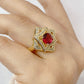 Anillo Chapa de Oro Ajustable ACO932-2