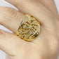 Anillo Chapa de Oro Ajustable ACO949-1