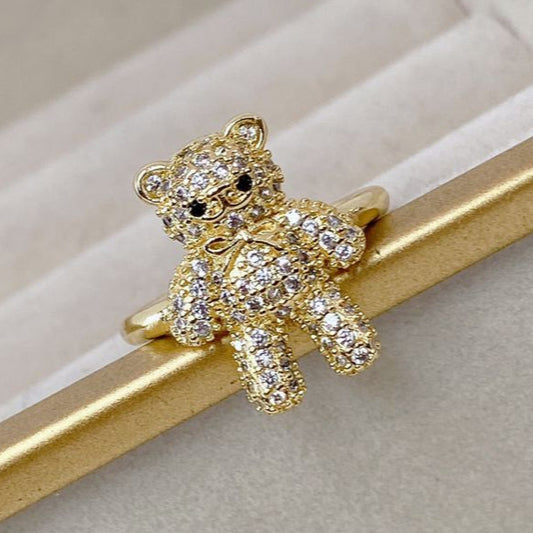 Anillo Chapa de Oro Ajustable ACO951-1
