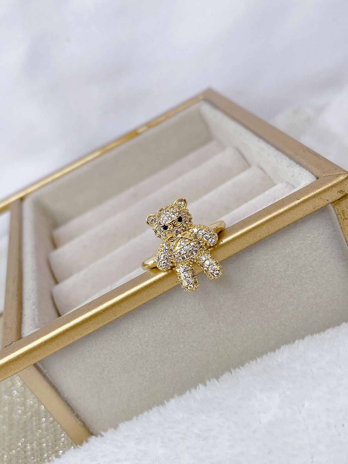 Anillo Chapa de Oro Ajustable ACO951-1