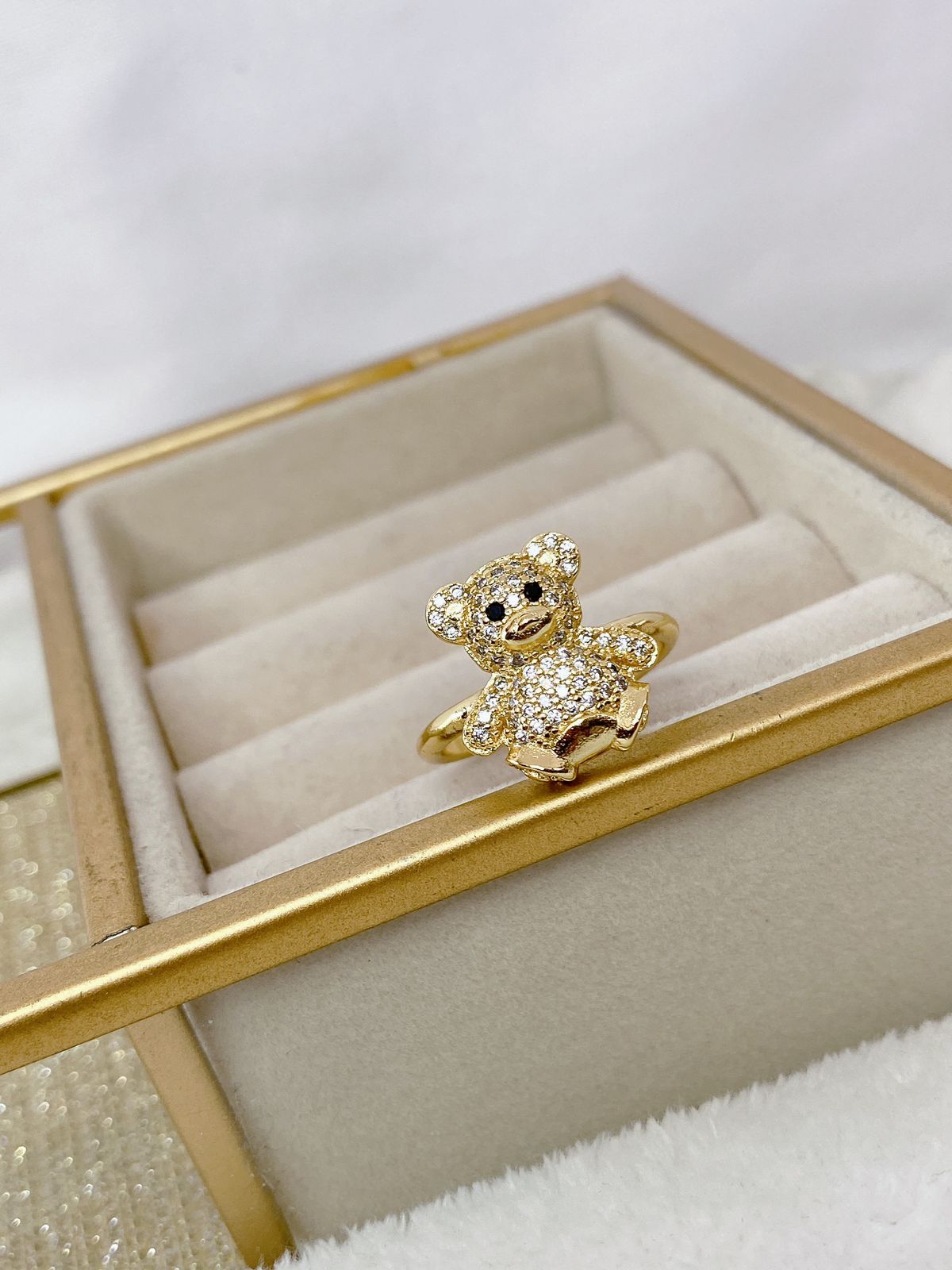 Anillo Chapa de Oro Ajustable ACO952-1