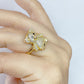 Anillo Chapa de Oro Ajustable ACO952-1