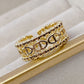 Anillo Chapa de Oro Ajustable ACO1208-1