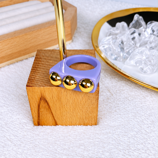 Anillo de Acrilico Talla #8 RB516-2