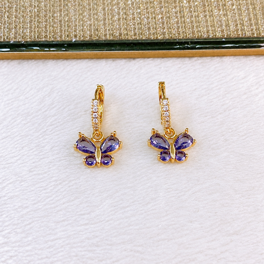 Arete de Chapa de Oro COA2619-4