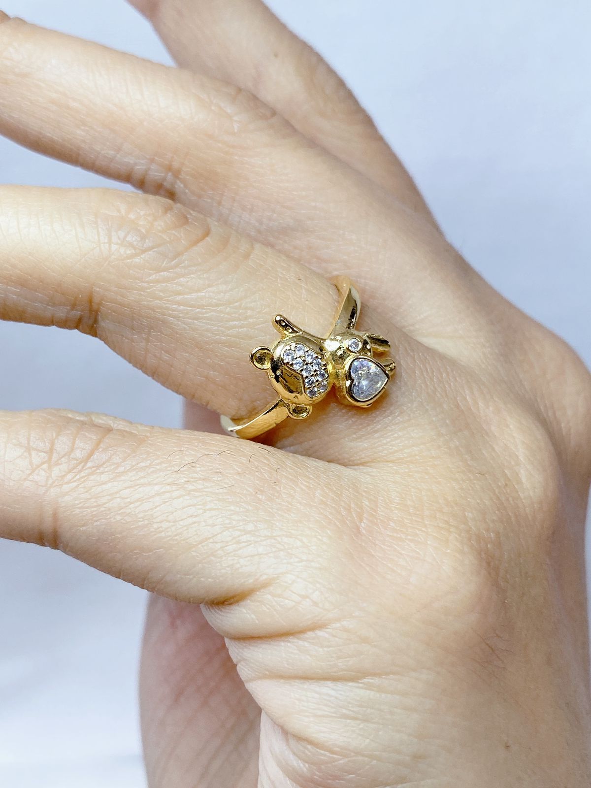 Anillo de Chapa de Oro ACO1158-1