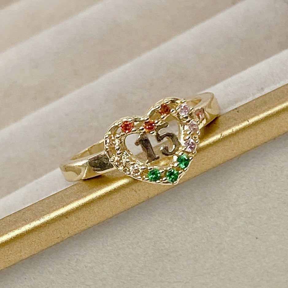 Anillo Chapa de Oro Ajustable ACO302-3