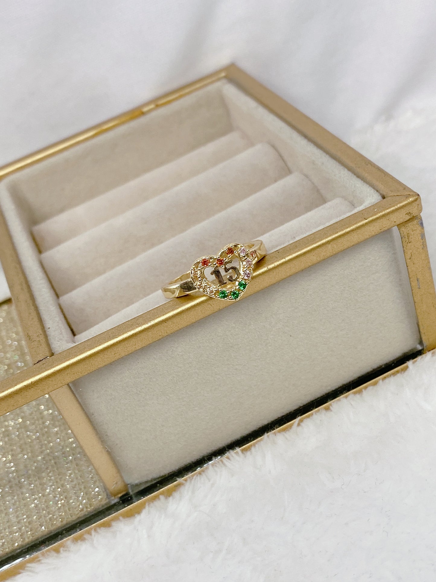 Anillo Chapa de Oro Ajustable ACO302-3