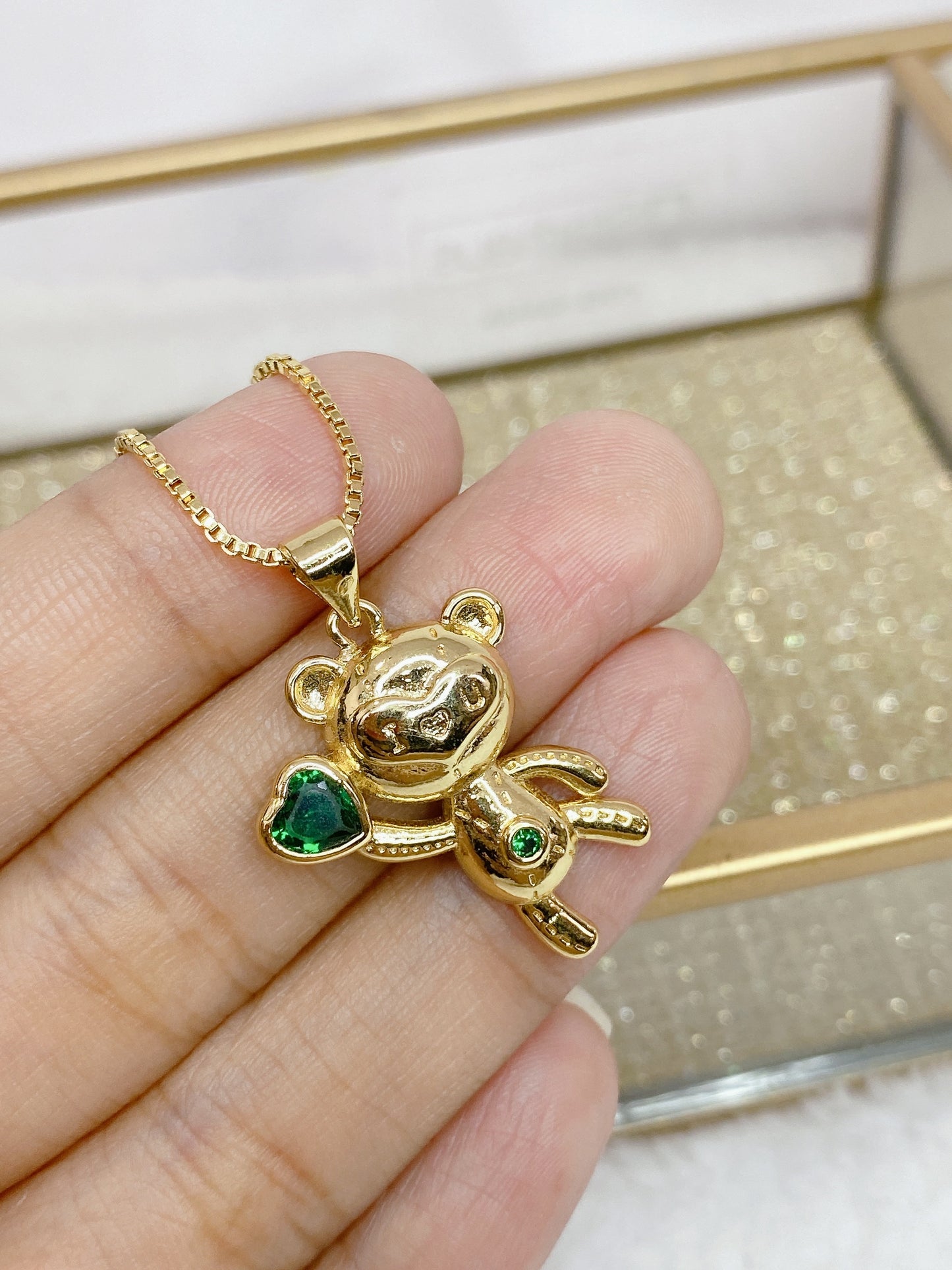 Collar Chapa de Oro CC1276-1