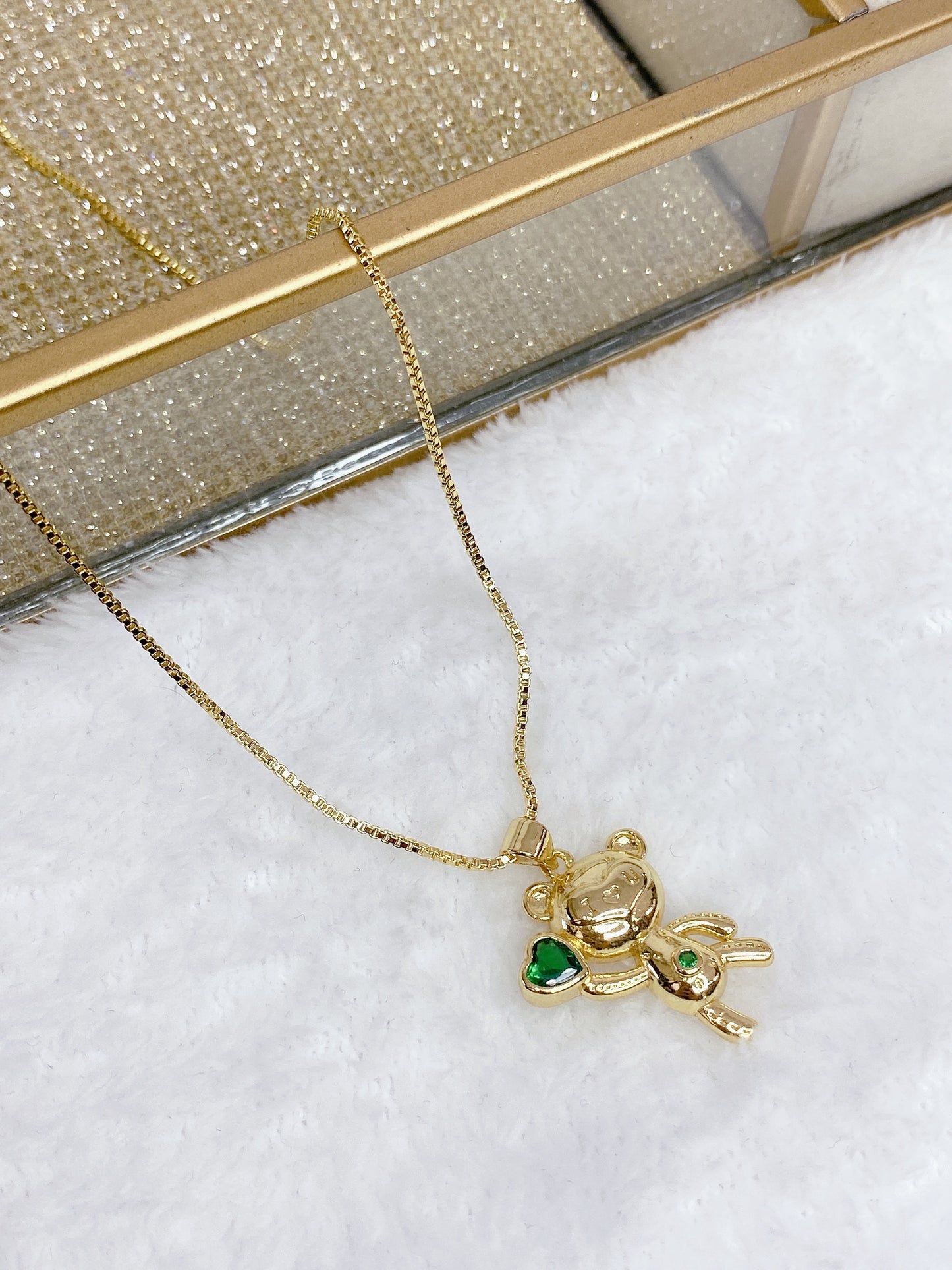 Collar Chapa de Oro CC1276-1