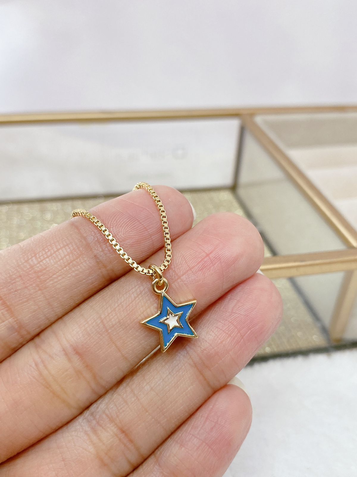 Collar Chapa de Oro CC1329-1