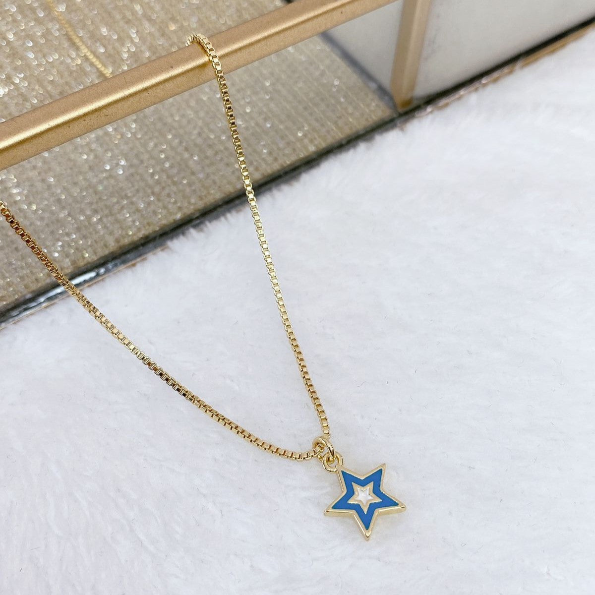 Collar Chapa de Oro CC1329-1