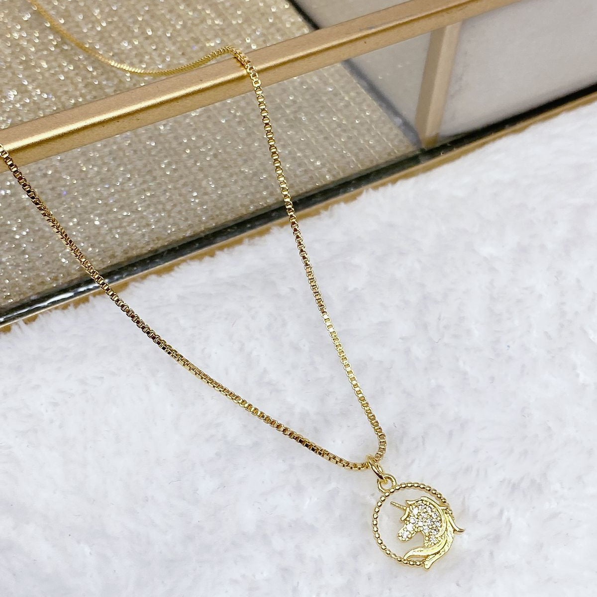 Collar Chapa de Oro CC1367-1