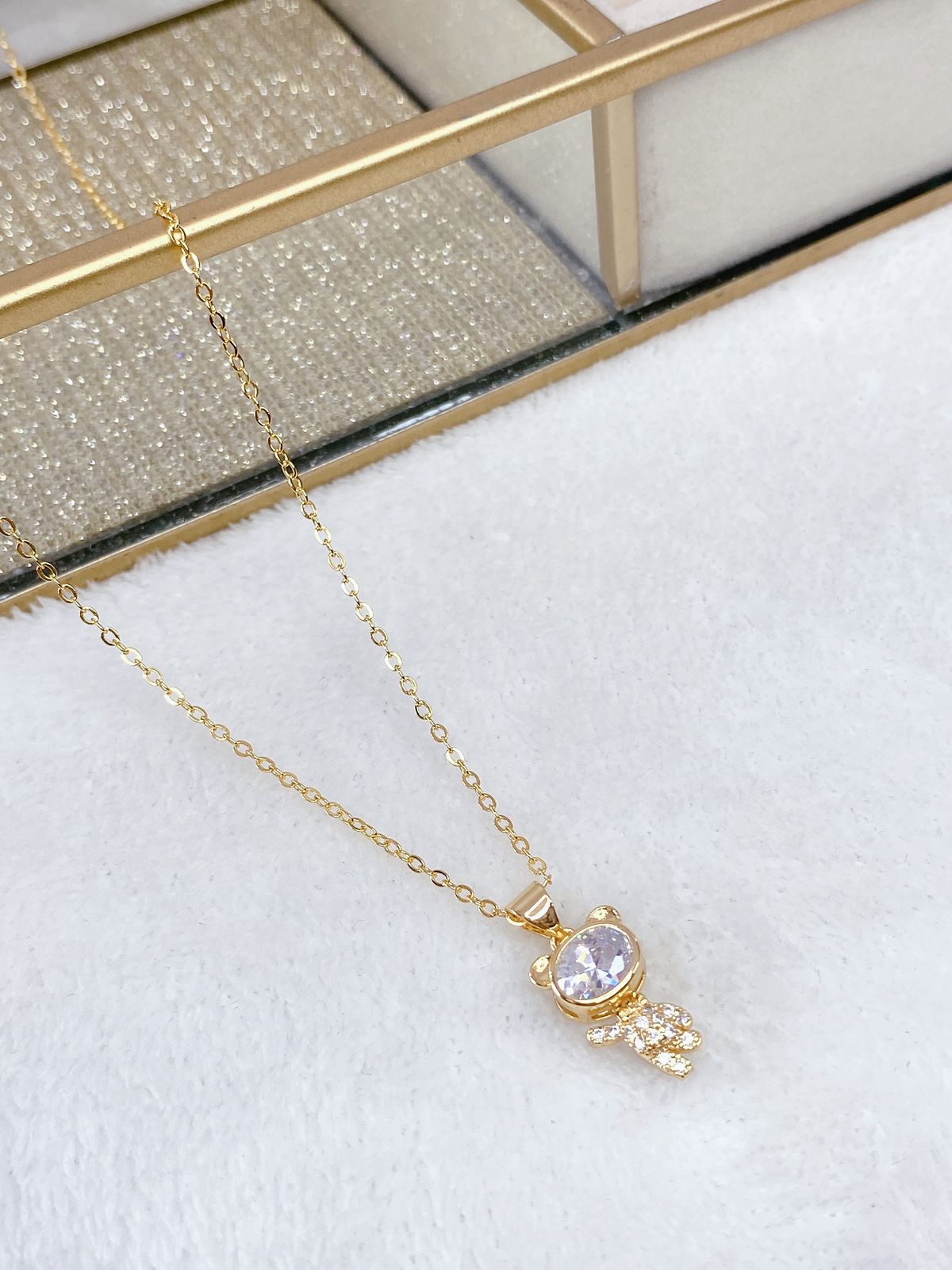 Collar Chapa de Oro CC1463-1
