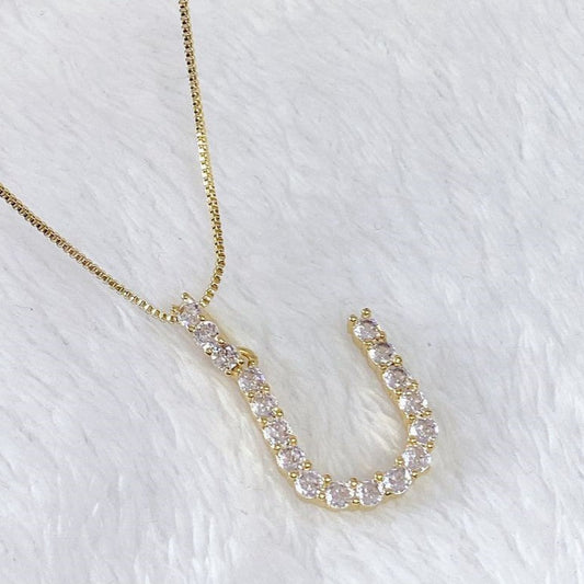 Collar Chapa de Oro CC147-U