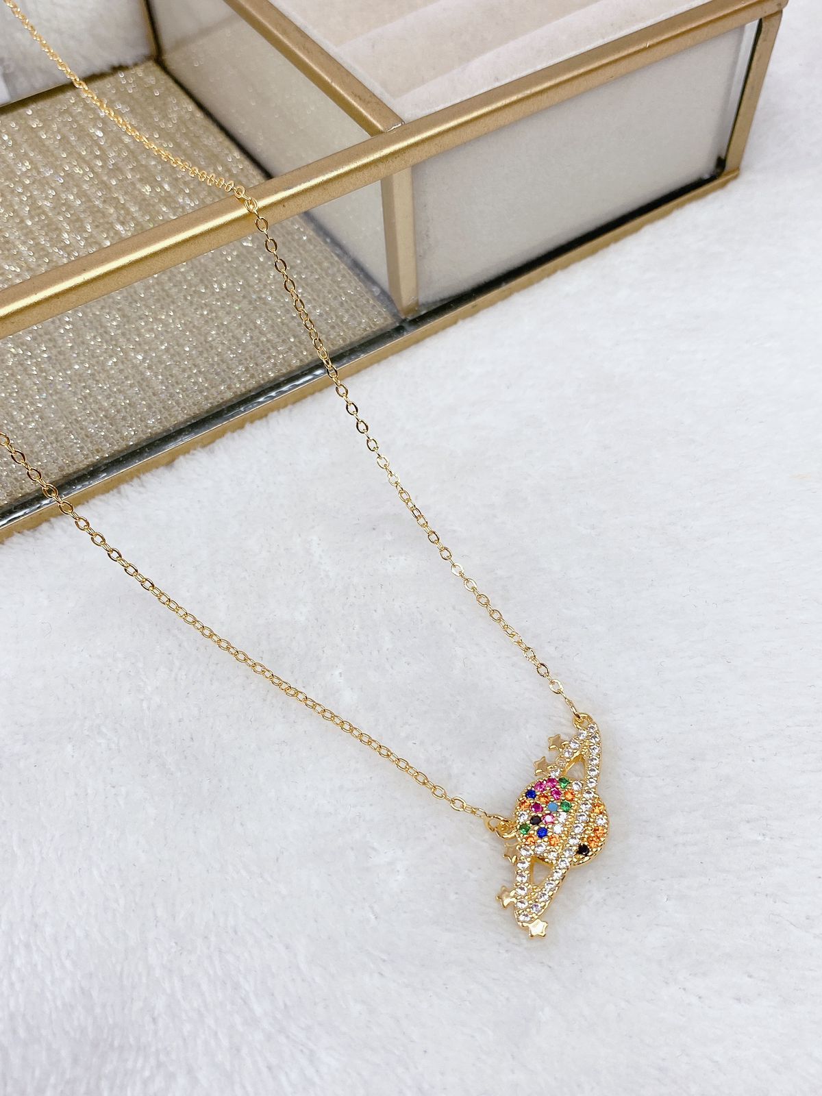 Collar Chapa de Oro CC1471-1
