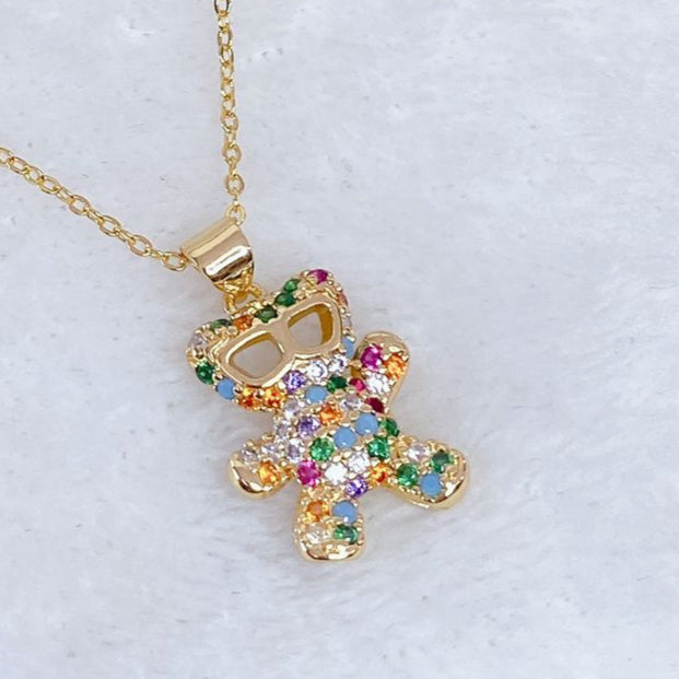 Collar Chapa de Oro CC1491-1