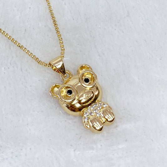 Collar Chapa de Oro CC1956-1
