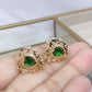 Arete de Chapa de Oro COA1662-1
