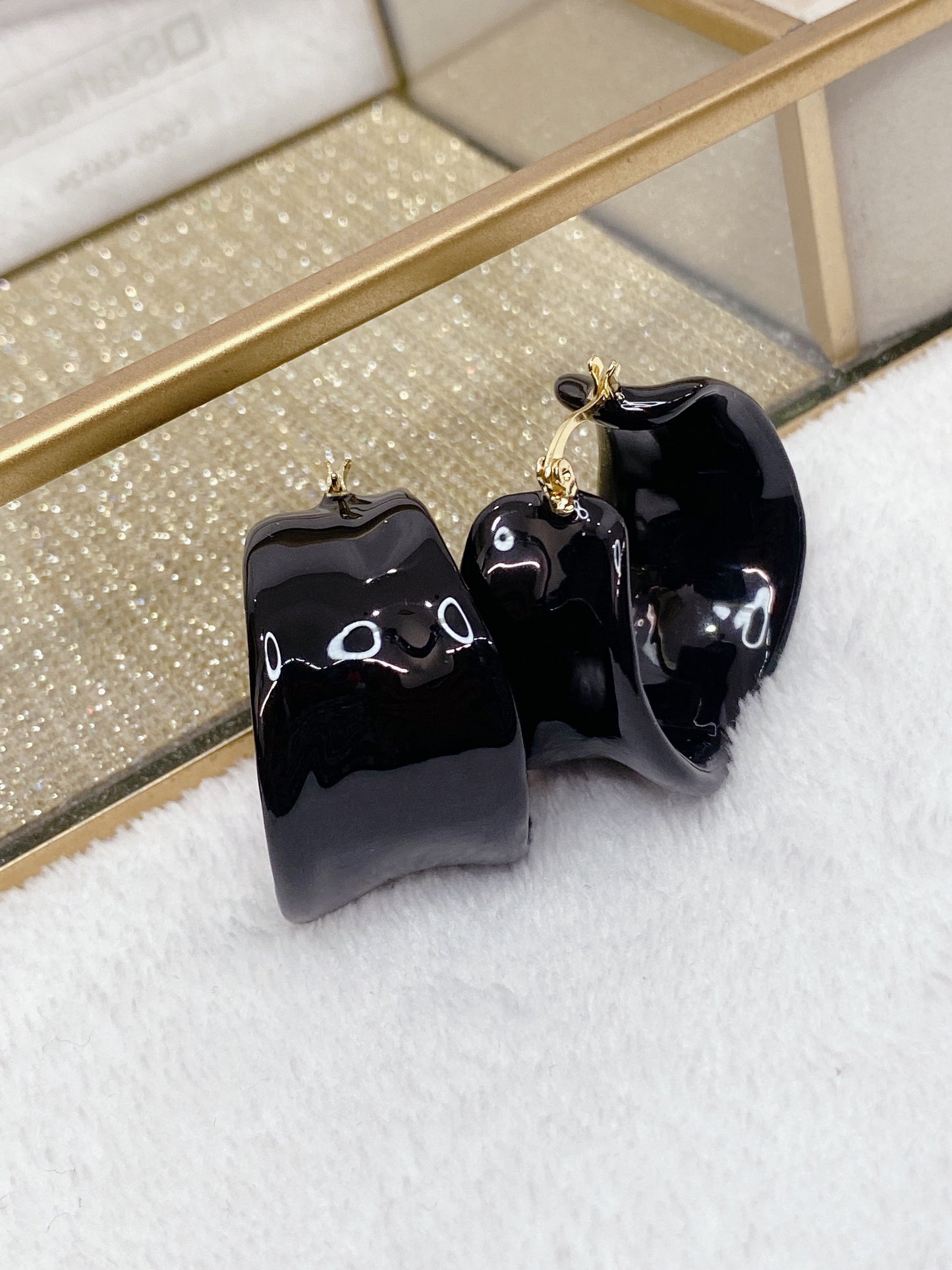 Arete Chapa de Oro COA1188-1