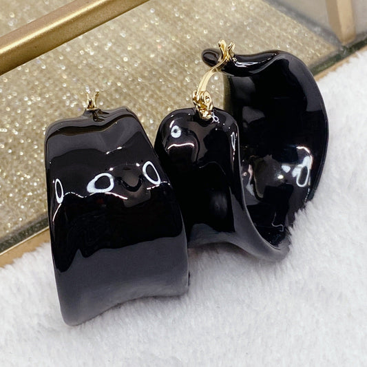 Arete Chapa de Oro COA1188-1