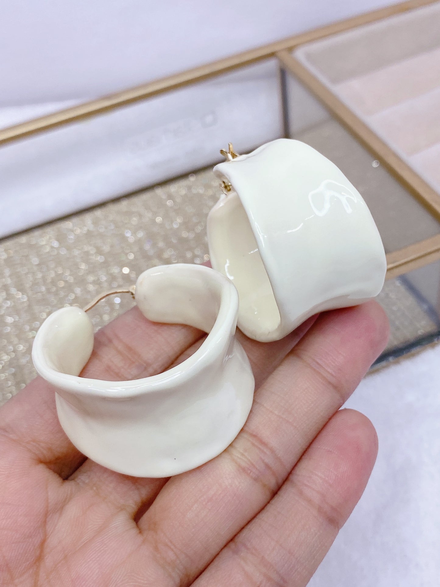 Arete Chapa de Oro COA1188-2