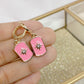 Arete Chapa de Oro COA1216-1