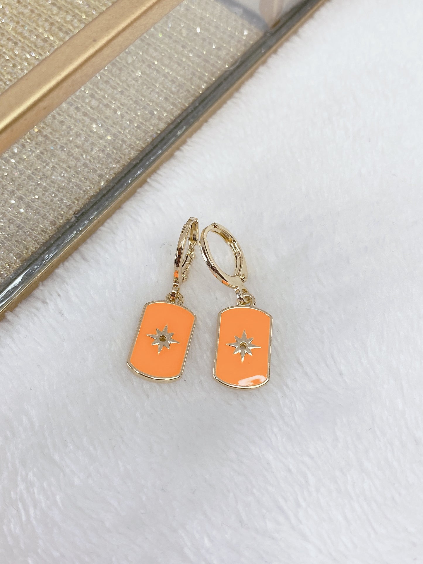 Arete Chapa de Oro COA1216-4