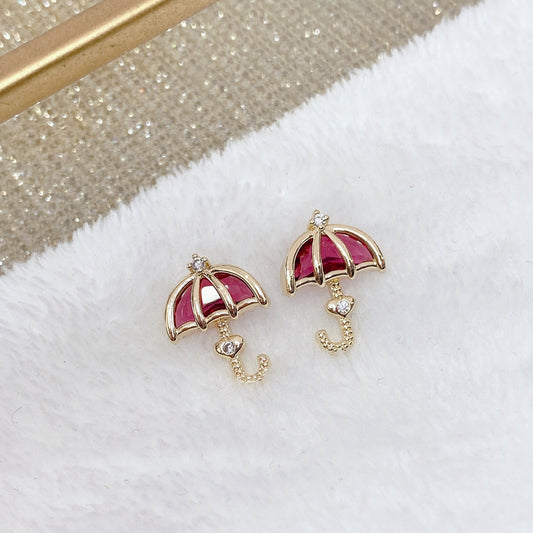 Arete de Chapa de Oro COA1247-1