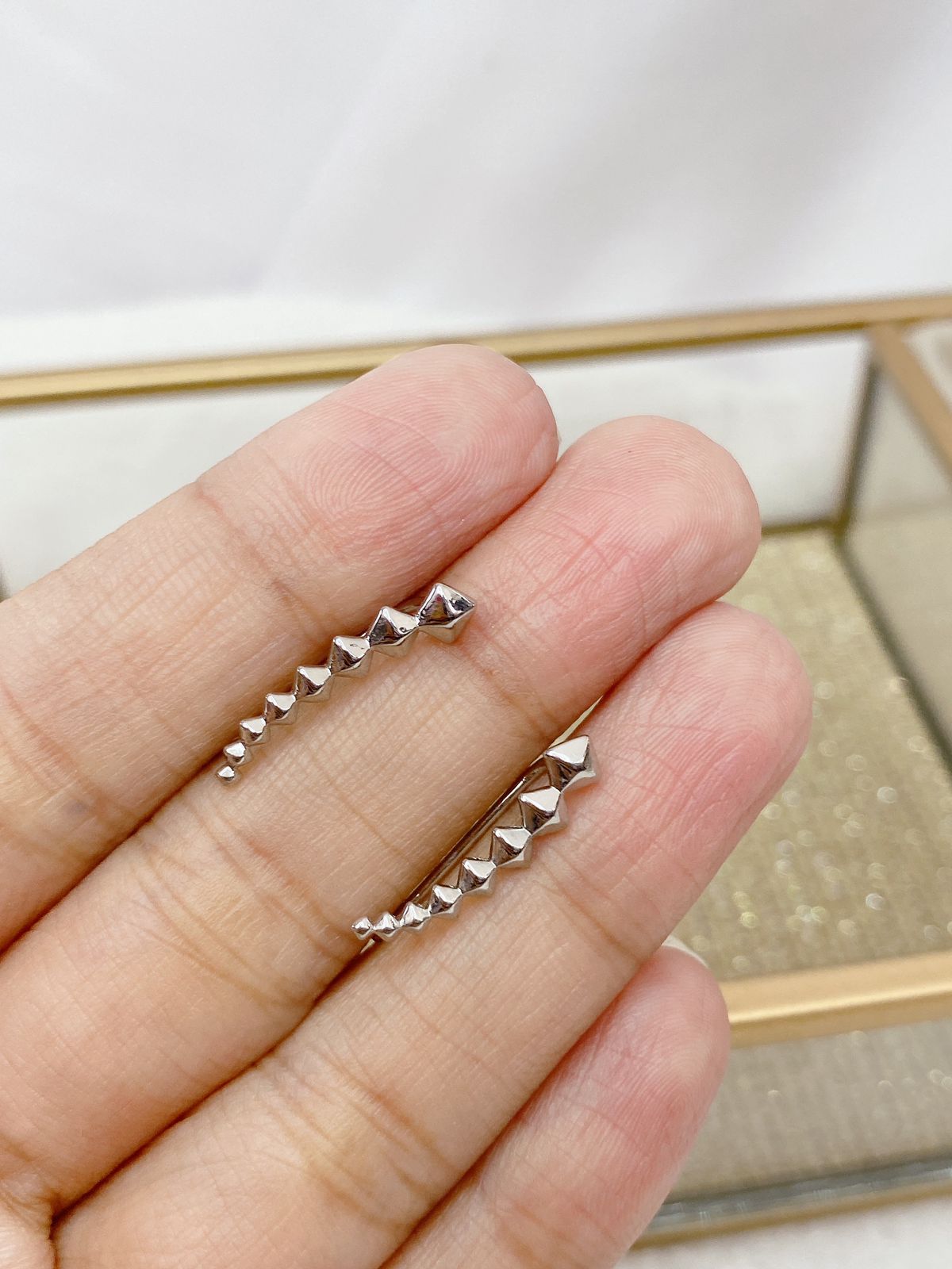 Arete Chapa de Oro COA1407-2