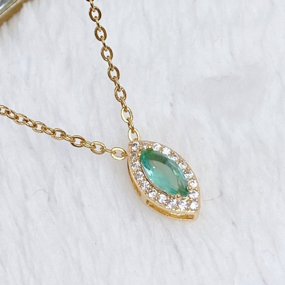 Collar Chapa de Oro COB465-11