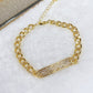 Pulsera Chapa de Oro COP1004-1