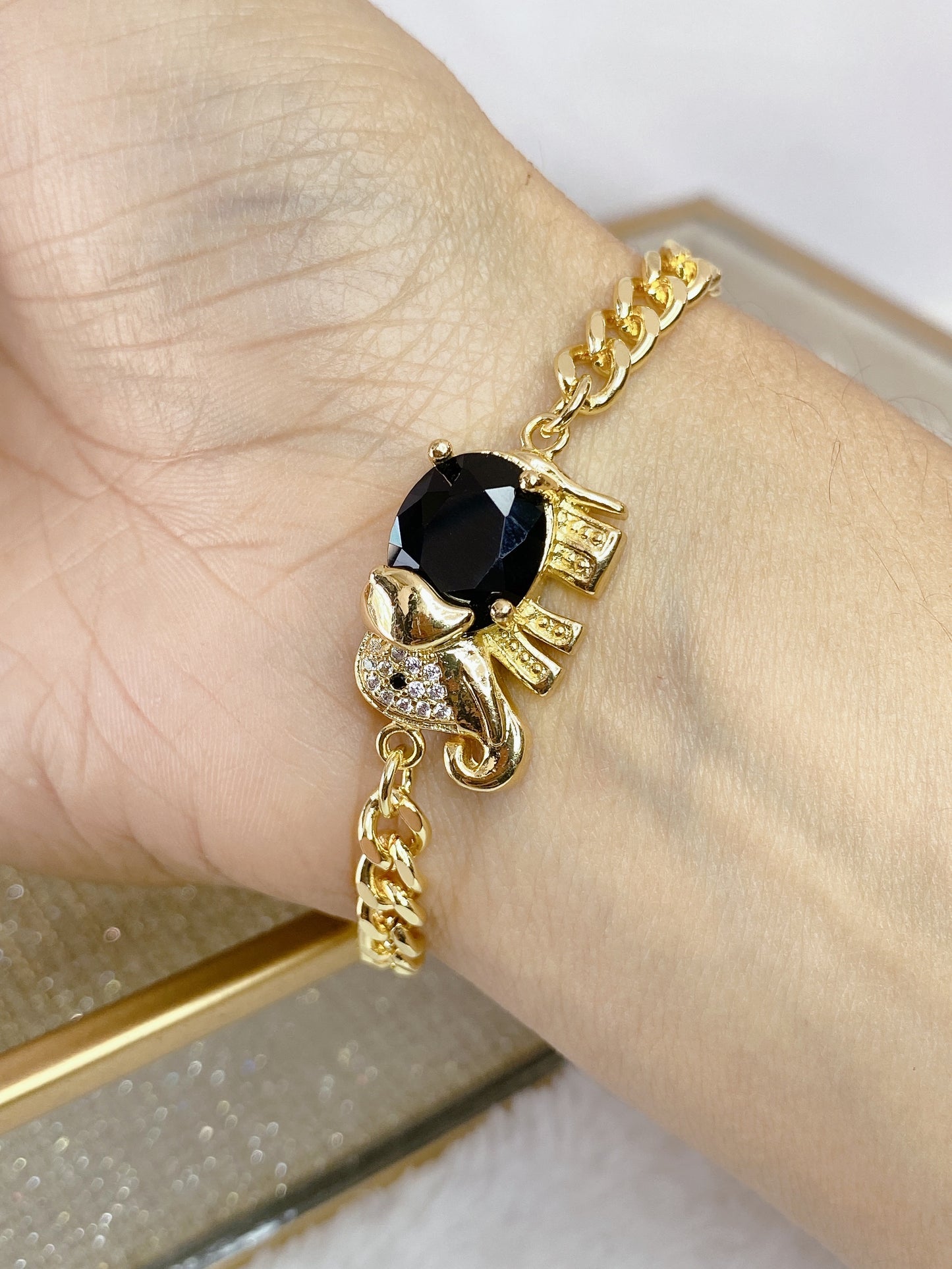 Pulsera Chapa de Oro COP1020-2