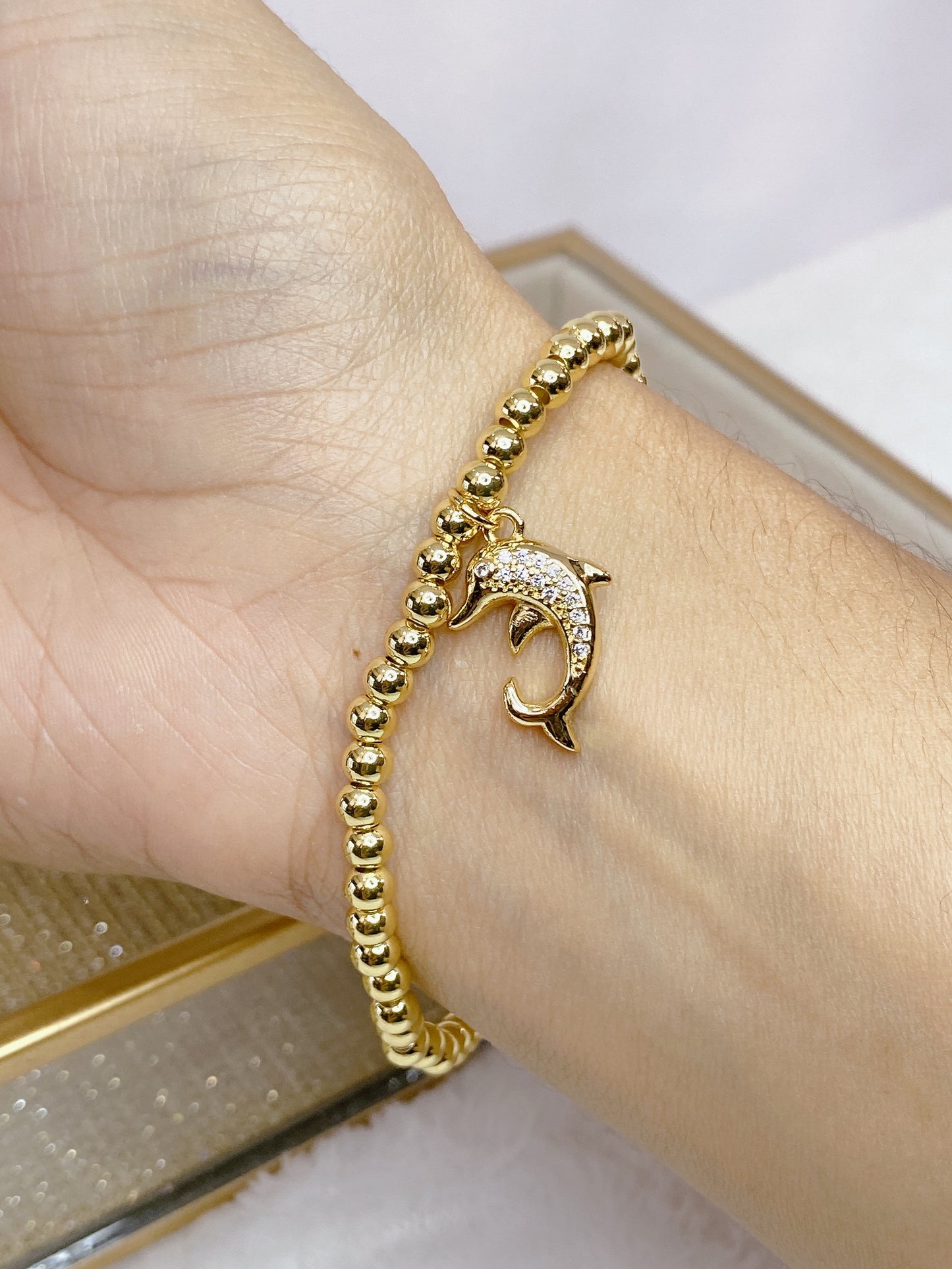 Pulsera Chapa de Oro COP1042-1