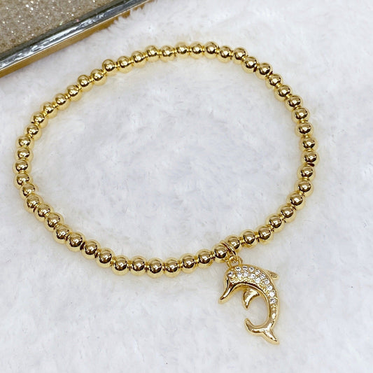 Pulsera Chapa de Oro COP1042-1