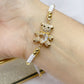 Pulsera Chapa de Oro COP985-2