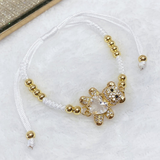 Pulsera Chapa de Oro COP985-2