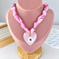 Collar de Tela con Dije de Resina CB905-5