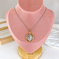 Collar de Chapa y Dije Giratorio de Oro CC2607-2
